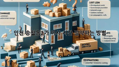 인천 송월동2가 이사, 시간 절약하는 방법!